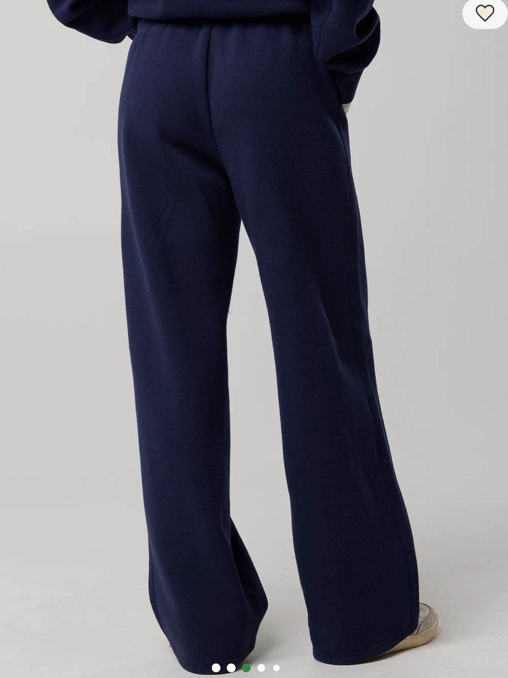 Aerie Cloud Fleece Trouser | Navy